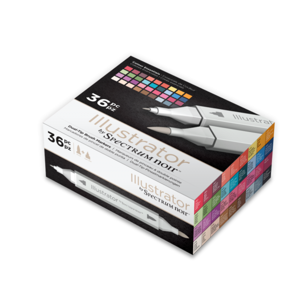 Spectrum Noir Illustrator Box Colour Essentials (36pcs) (SPECN-IL36-CLRESS) Spectrum Noir Illustrator Box Colour Essentials (36pcs) (SPECN-IL36-CLRESS)