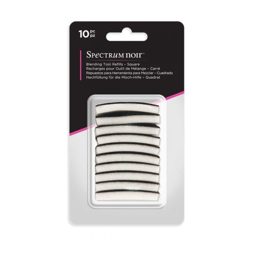 Spectrum Noir Blending Tool Refills Square (10pcs) (SN-ACC-BTR10-SQU) (DISCONTINUED) Spectrum Noir Blending Tool Refills Square (10pcs) (SN-ACC-BTR10-SQU) (DISCONTINUED)