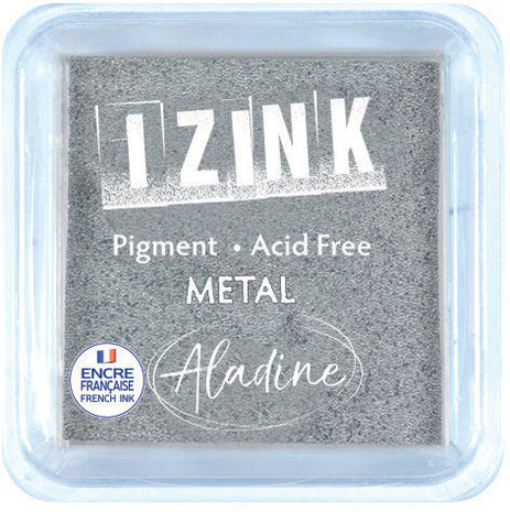 Aladine Izink Quick Dry Metal Silver Inkpad (19549) (OUTLET)