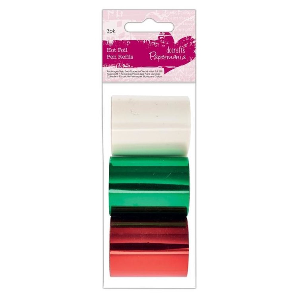 Papermania Hot Foil Refils Christmas (3pcs) (PMA 401602) (DISCONTINUED)