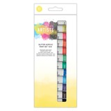 Docrafts Artiste Acrylic Paint Set 12x12ml Glitter (DOA 600001) (DISCONTINUED)