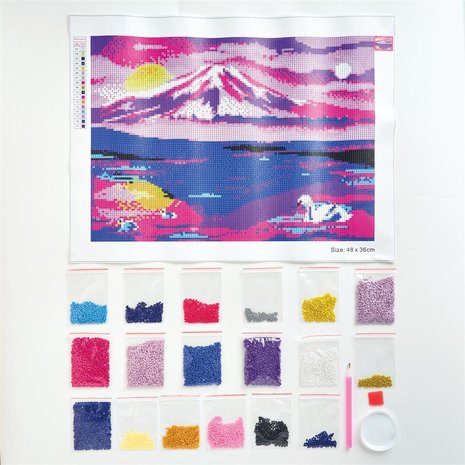 Simply Make Diamond Art Kit Mountain (DSM 105115) (OUTLET) Simply Make Diamond Art Kit Mountain (DSM 105115) (OUTLET)