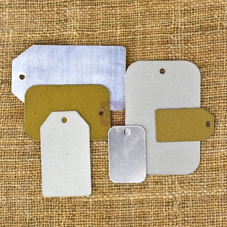 Finnabair Mechanicals Metal Tags (6pcs) (960360) (DISCONTINUED) Finnabair Mechanicals Metal Tags (6pcs) (960360) (DISCONTINUED)