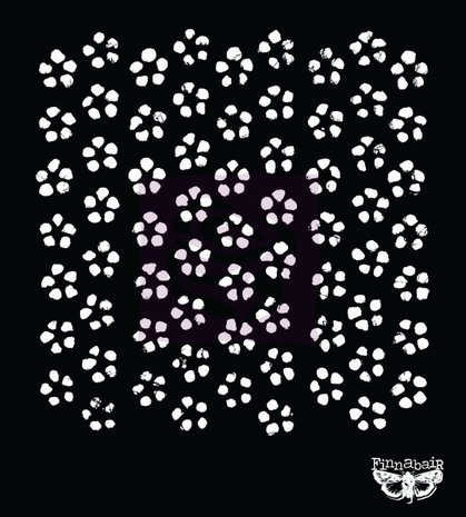 Finnabair Flower 7x7 Inch Stencil (960162) (DISCONTINUED)