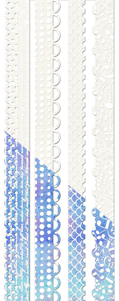 Finnabair Canvas Borders 1 12 Inch Resist Canvas (3pcs) (961183) (DISCONTINUED)