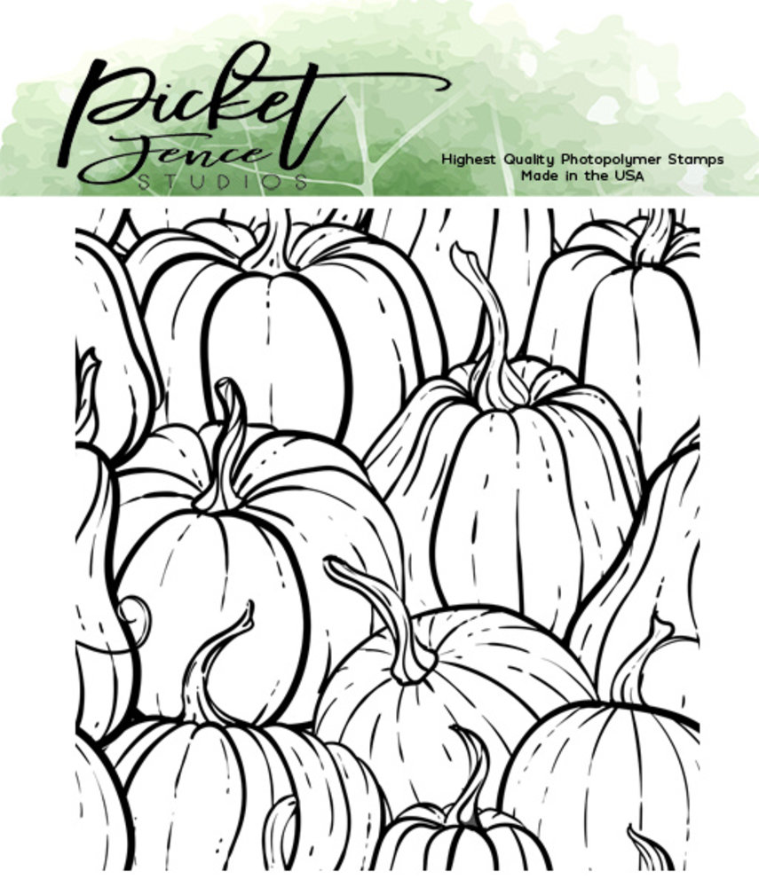 Picket Fence Studios All the Gourds 4x4 Inch Clear Stamps (F-148) (OUTLET) Picket Fence Studios All the Gourds 4x4 Inch Clear Stamps (F-148) (OUTLET)