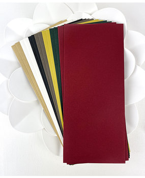 Picket Fence Studios Slim Line Envelopes 4.125 x 9.5 Inch Traditional Christmas (EN-102) (OUTLET)