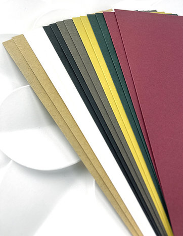 Picket Fence Studios Slim Line Envelopes 4.125 x 9.5 Inch Traditional Christmas (EN-102) (OUTLET)