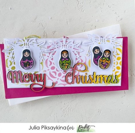 Picket Fence Studios Nesting Dolls 4x4 Inch Clear Stamps (BB-171) (OUTLET) Picket Fence Studios Nesting Dolls 4x4 Inch Clear Stamps (BB-171) (OUTLET)