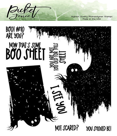 Picket Fence Studios Not scared? You should be! 6x6 Inch Clear Stamps (H-117) (OUTLET) Picket Fence Studios Not scared? You should be! 6x6 Inch Clear Stamps (H-117) (OUTLET)