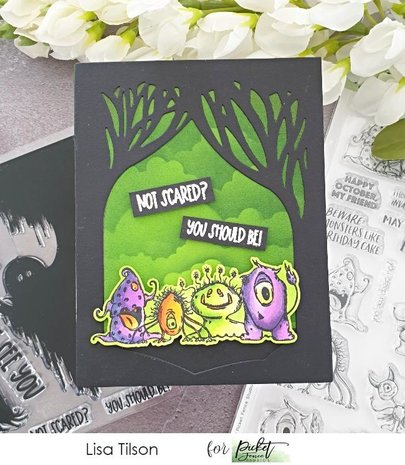 Picket Fence Studios You Creep Me Out 4x6 Inch Dies (H-109D) (OUTLET)