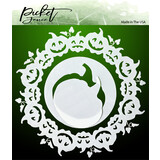Picket Fence Studios Jack-o-Lantern 6x6 Inch Stencil (SC-260) (OUTLET)