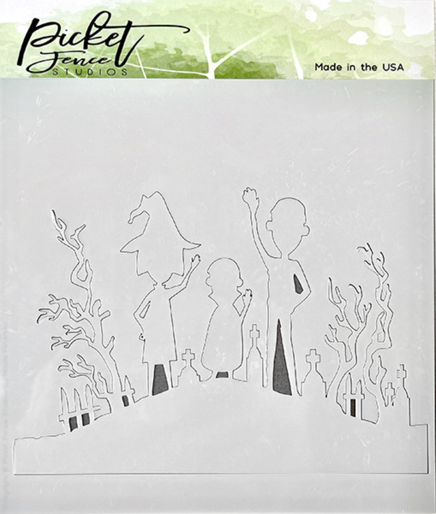 Picket Fence Studios Be Spooky Together 6x6 Inch Stencil (SC-261) (OUTLET) Picket Fence Studios Be Spooky Together 6x6 Inch Stencil (SC-261) (OUTLET)