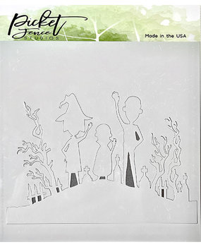 Picket Fence Studios Be Spooky Together 6x6 Inch Stencil (SC-261) (OUTLET) Picket Fence Studios Be Spooky Together 6x6 Inch Stencil (SC-261) (OUTLET)