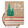 Picket Fence Studios Winter Forest Scenery 4x10 Inch Stencil (SC-259) (OUTLET)