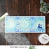 Picket Fence Studios Slim Line Hand Cut Snowflake 4x10 Inch Stencil (SC-253) (OUTLET)