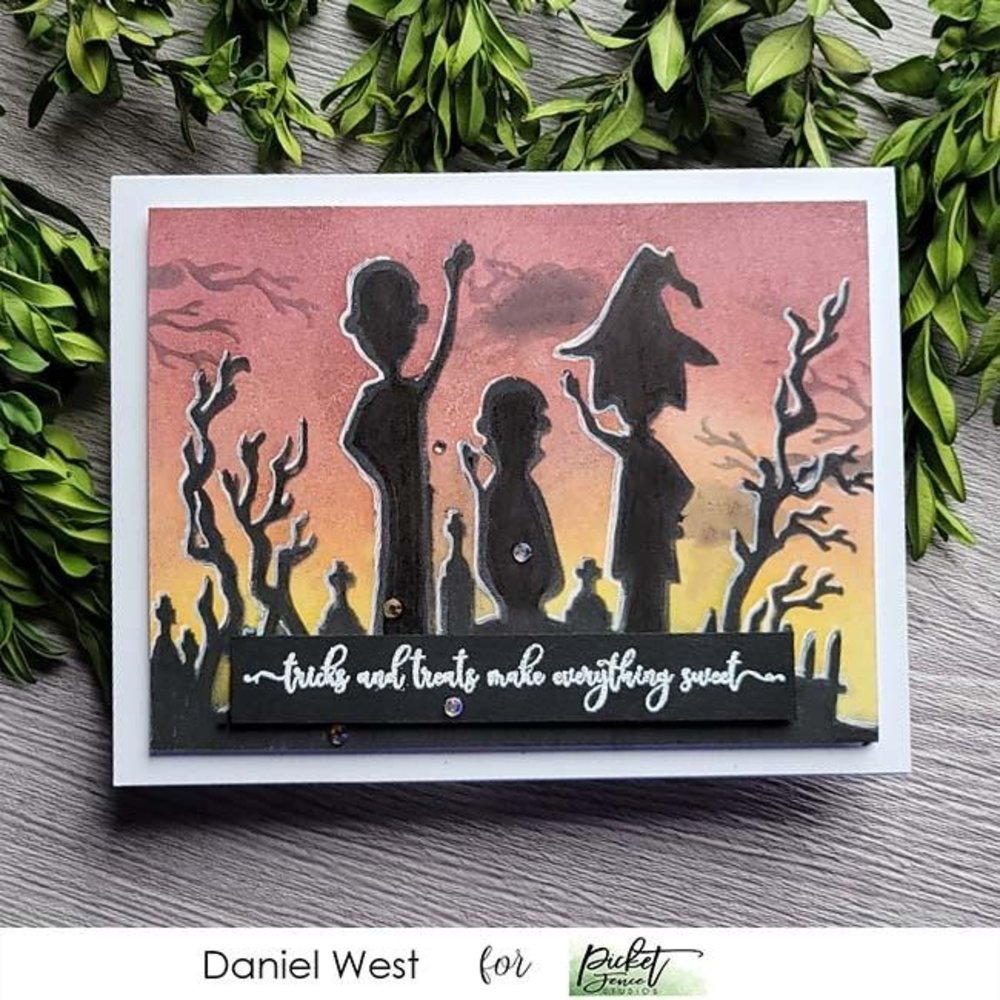 Picket Fence Studios Be Spooky Together 6x6 Inch Stencil (SC-261) (OUTLET) Picket Fence Studios Be Spooky Together 6x6 Inch Stencil (SC-261) (OUTLET)