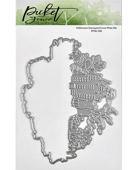 Picket Fence Studios Halloween Graveyard 4x6 Inch Cover Plate Dies (PFSD-200) (OUTLET)