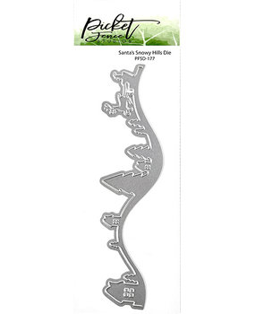 Picket Fence Studios Santa's Snowy Hills 2x6 Inch Dies (PFSD-177) (OUTLET)