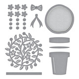 Spellbinders Open House Topiary Etched Dies (S3-414) (OUTLET)
