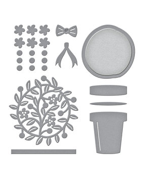 Spellbinders Open House Topiary Etched Dies (S3-414) (OUTLET)