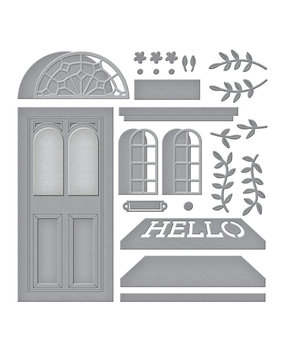 Spellbinders Open House Door Base Etched Dies (S4-1131)