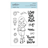 Spellbinders Darling Hugs Clear Stamp (STP-040) (OUTLET) Spellbinders Darling Hugs Clear Stamp (STP-040) (OUTLET)