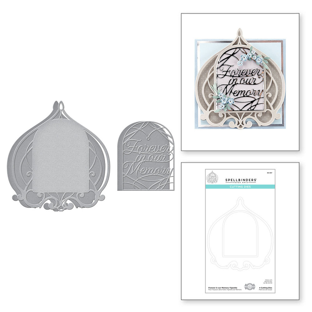 Spellbinders Forever in our Memory Vignette Etched Dies (S5-457) (OUTLET)