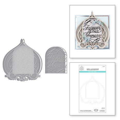 Spellbinders Forever in our Memory Vignette Etched Dies (S5-457) (OUTLET)