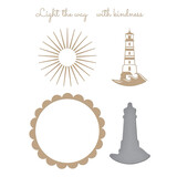 Spellbinders Shine Your Light Glimmer Hot Foil Plate & Die (GLP-285) (OUTLET)