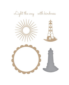 Spellbinders Shine Your Light Glimmer Hot Foil Plate & Die (GLP-285) (OUTLET)