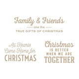 Spellbinders Gifts of Christmas Sentiments Glimmer Hot Foil Plate (GLP-294) (OUTLET)