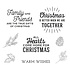 Home for Christmas Sentiments Clear Stamp (STP-057) (OUTLET) Home for Christmas Sentiments Clear Stamp (STP-057) (OUTLET)
