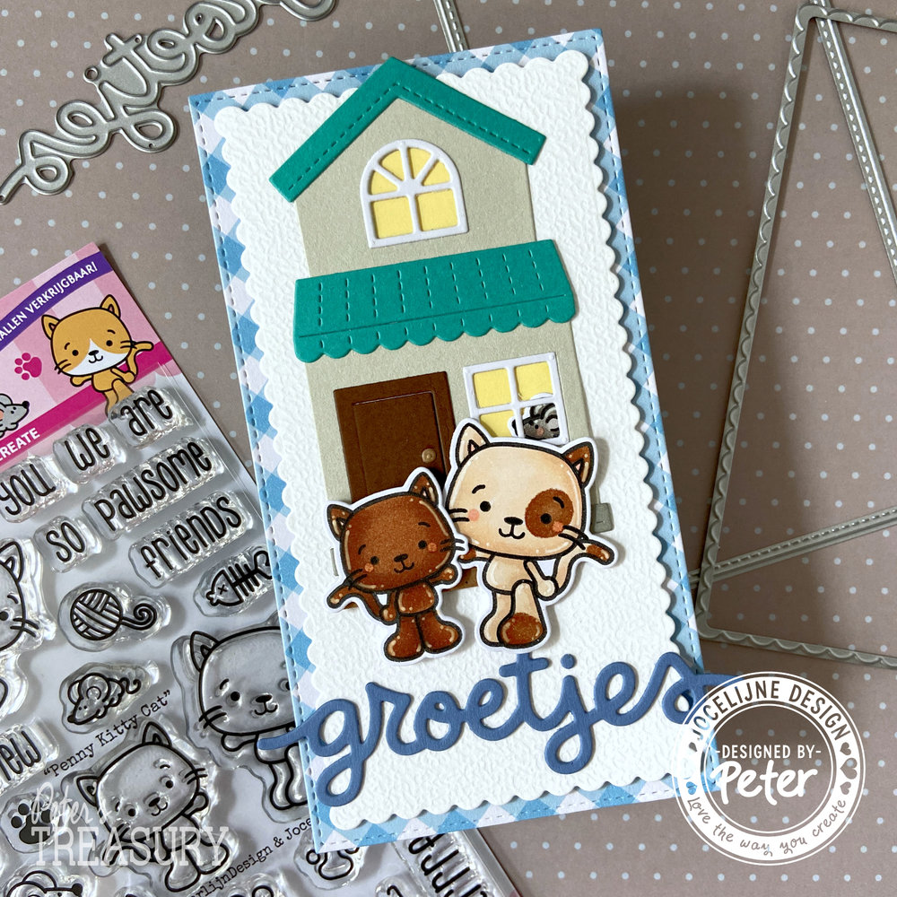 CarlijnDesign Clear Stamps Penny Kitty Cat (CDJD-0014) (DISCONTINUED)