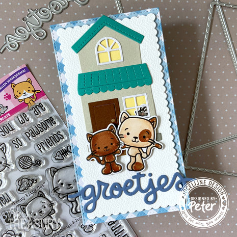 CarlijnDesign Clear Stamps Penny Kitty Cat (CDJD-0014) (DISCONTINUED)