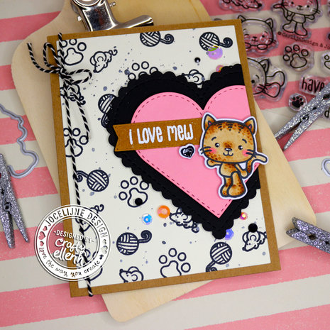 CarlijnDesign Stempels Penny Kitty Cat (CDJD-0014) (DISCONTINUED)