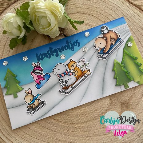 CarlijnDesign Stempels Kerstwensen 2 (CDST-0067) (DISCONTINUED)