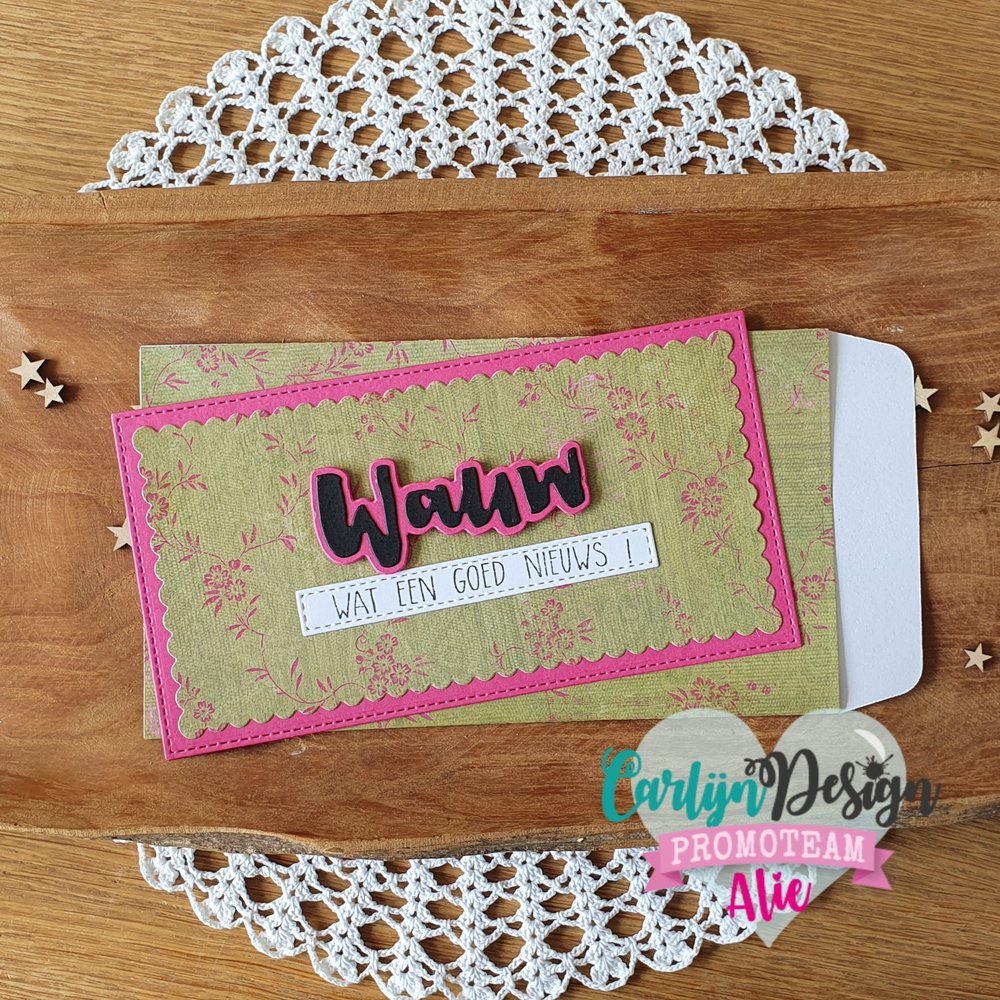 CarlijnDesign Snijmallen Wauw Joepie Jeej (CDSN-0117) (DISCONTINUED) CarlijnDesign Snijmallen Wauw Joepie Jeej (CDSN-0117) (DISCONTINUED)