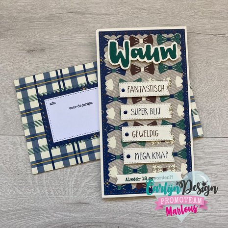 CarlijnDesign Dies Wauw Joepie Jeej (CDSN-0117) (DISCONTINUED)