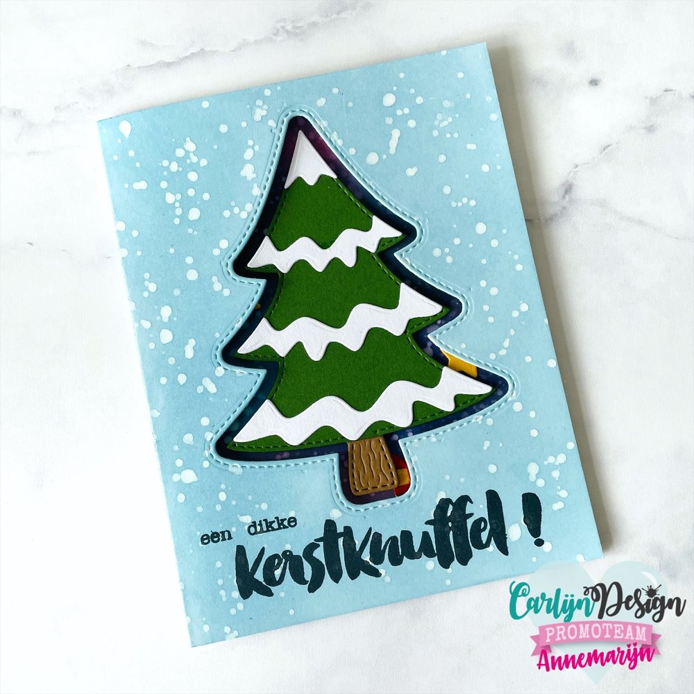 CarlijnDesign Snijmallen Outline Kerstboom (CDSN-0113) (DISCONTINUED)