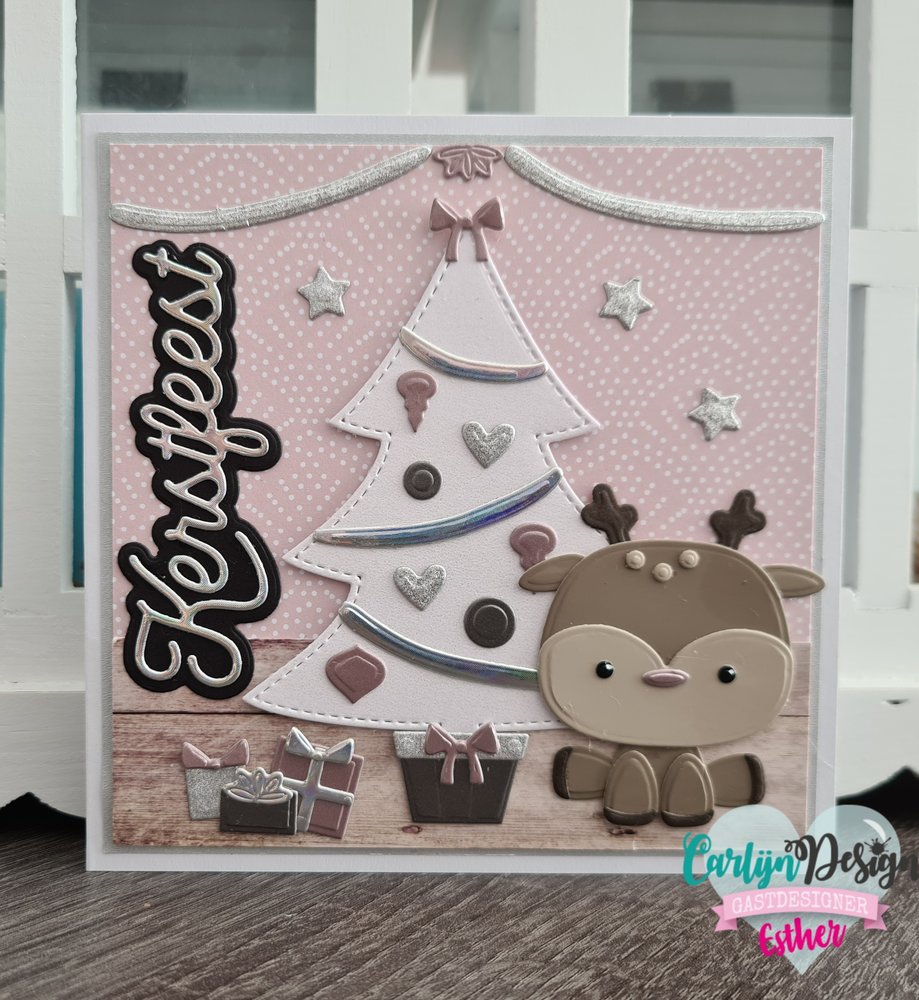 CarlijnDesign Dies Outline Christmas Tree (CDSN-0113) (DISCONTINUED)