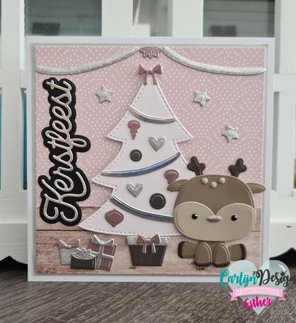 CarlijnDesign Dies Outline Christmas Tree (CDSN-0113) (DISCONTINUED)