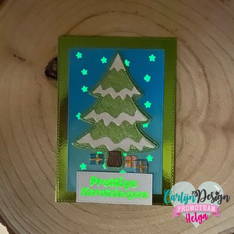 CarlijnDesign Dies Outline Christmas Tree (CDSN-0113) (DISCONTINUED)