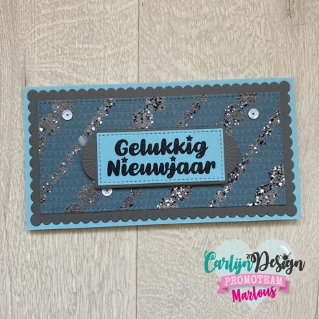 CarlijnDesign Dies Mini Slimline Card & Envelope (CDSN-0110) (DISCONTINUED) CarlijnDesign Dies Mini Slimline Card & Envelope (CDSN-0110) (DISCONTINUED)