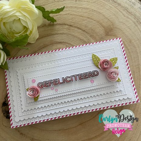 CarlijnDesign Dies Mini Slimline Card & Envelope (CDSN-0110) (DISCONTINUED) CarlijnDesign Dies Mini Slimline Card & Envelope (CDSN-0110) (DISCONTINUED)