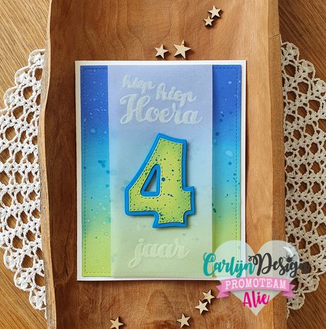 CarlijnDesign Dies Candles Numbers 4 (CDSN-0119) (DISCONTINUED)