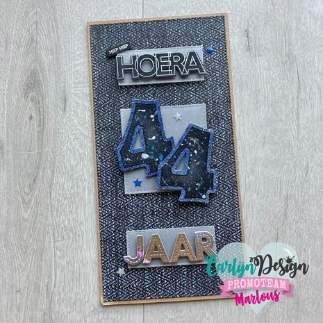 CarlijnDesign Dies Candles Numbers 4 (CDSN-0119) (DISCONTINUED)