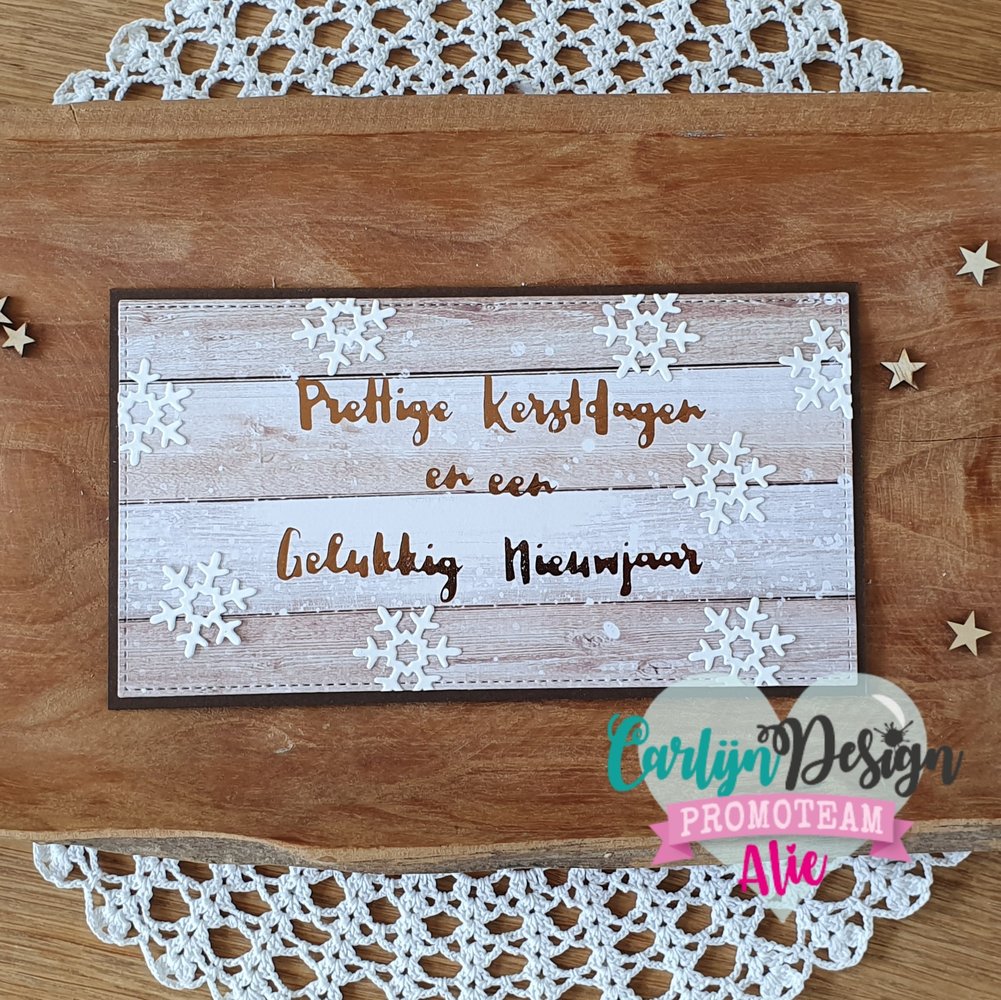 CarlijnDesign Hot Foil Kerstwensen Brush (CDHF-0012) (DISCONTINUED) CarlijnDesign Hot Foil Kerstwensen Brush (CDHF-0012) (DISCONTINUED)