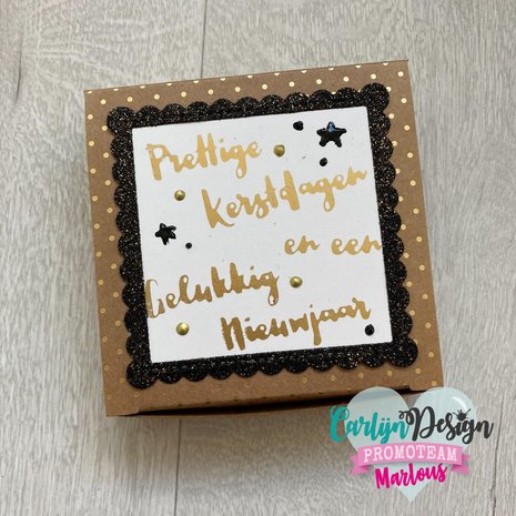 CarlijnDesign Hot Foil Stamps Kerstwensen Brush (CDHF-0012) (DISCONTINUED)