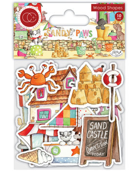 Craft Consortium Sandy Paws Wood Shapes (CCWDNS016) (DISCONTINUED) Craft Consortium Sandy Paws Wood Shapes (CCWDNS016) (DISCONTINUED)